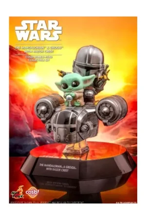 Korting STAR WARS - Cosbaby - Wave 2 - Mandalorian & the Child with Razor Figuurtje