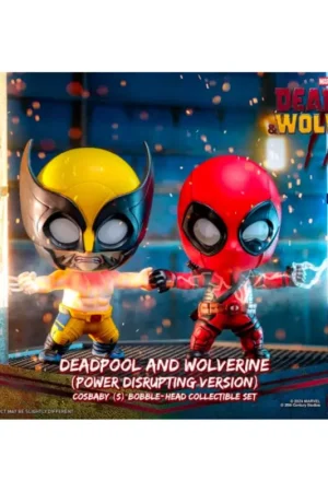 MARVEL - Cosbaby - Wave 3 - Deadpool & Wolverine Power Disrupting Figuurtje Flitsaanbieding