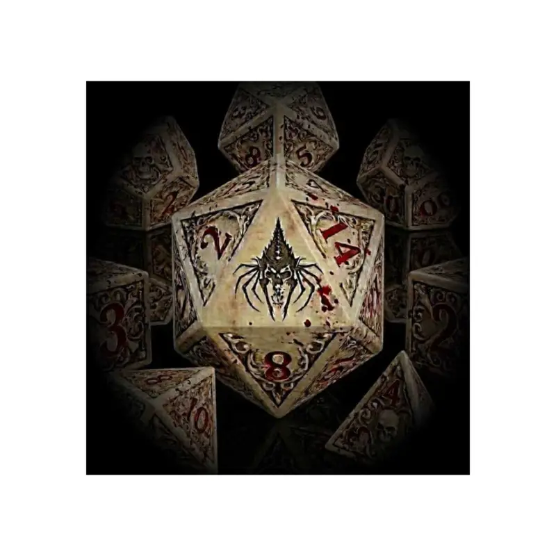 Mythic Legions dice set Necronominus Express Levering