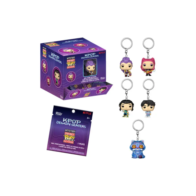 Kpop Demon Hunter Pocket Pop Keychain 12pcs Blind Box Shop Nu