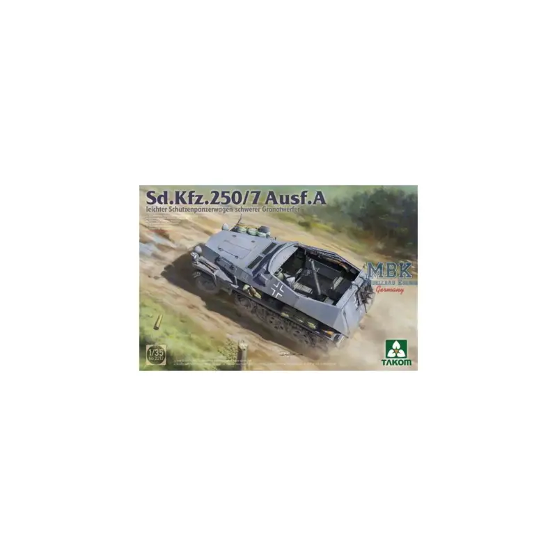 Direct Beschikbaar Sd.Kfz.250/7 Ausf.A Ie.Schützenpanzerwagen Granatw Schaalmodel