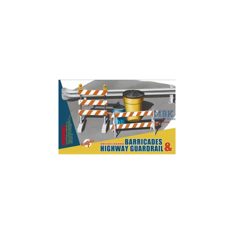 Barricades & Highway Guardrail Schaalmodel Finale Uitverkoop