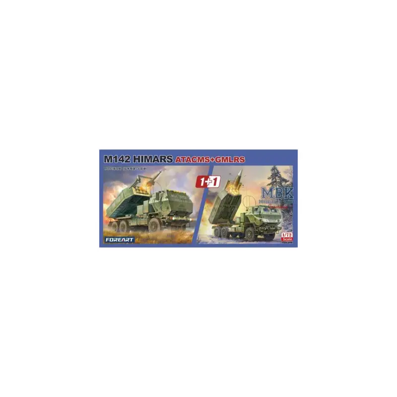 Voordeelprijs M142 HIMARS ATACMS/GMLRS 1+1 Kit Schaalmodel