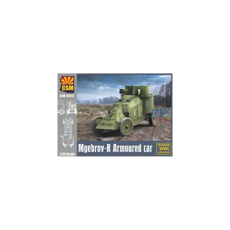 Favoriet Mgebrov-R Armoured Car Schaalmodel