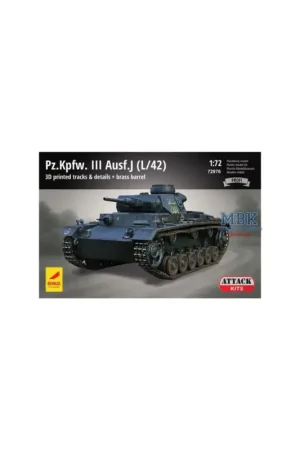 Populair Pz.Kpfw. III Ausf. J L/42 w/ 3D track set - Profi Schaalmodel