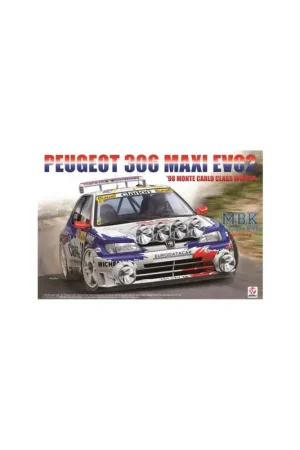 Peugeot 306 Maxi EVO2 1998 Monte Carlo Winner Schaalmodel Laatste Versie