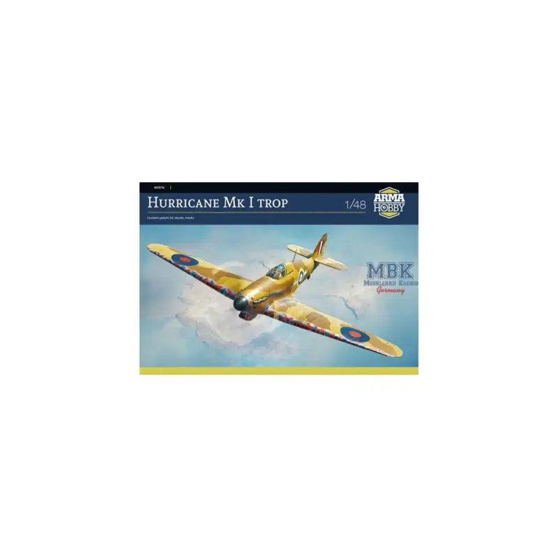 Bestseller Hawker Hurricane Mk I Trop 1/48 Schaalmodel