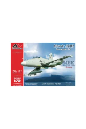 Hawk 208 light fighter (Malaysian A.F.) Schaalmodel Hete Deal