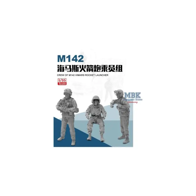 Crew of M142 HIMARS Rocket Launcher 1:35 (3D-Prt.) Figuren Exclusieve Aanbieding