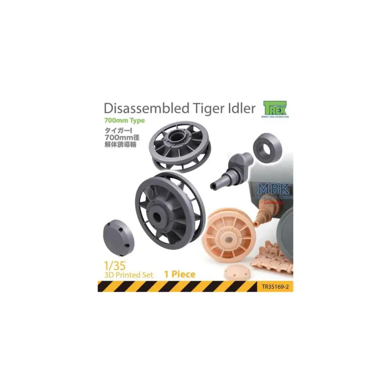 Disassembled TIGER I 700mm Idler Koopje