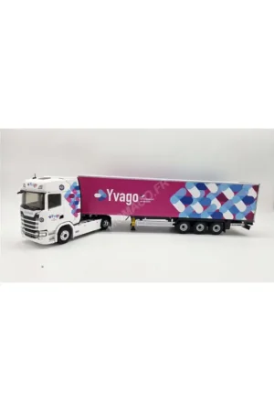 Scania 500s van trailer "yvago" Miniatuurr Merkproduct