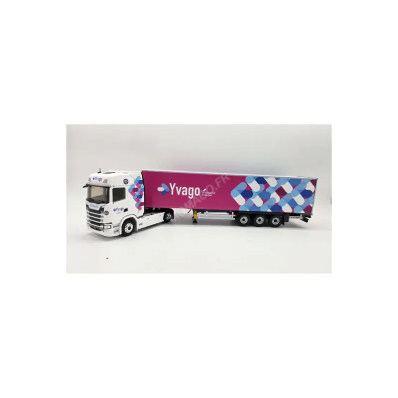 Scania 500s van trailer "yvago" Miniatuurr Merkproduct
