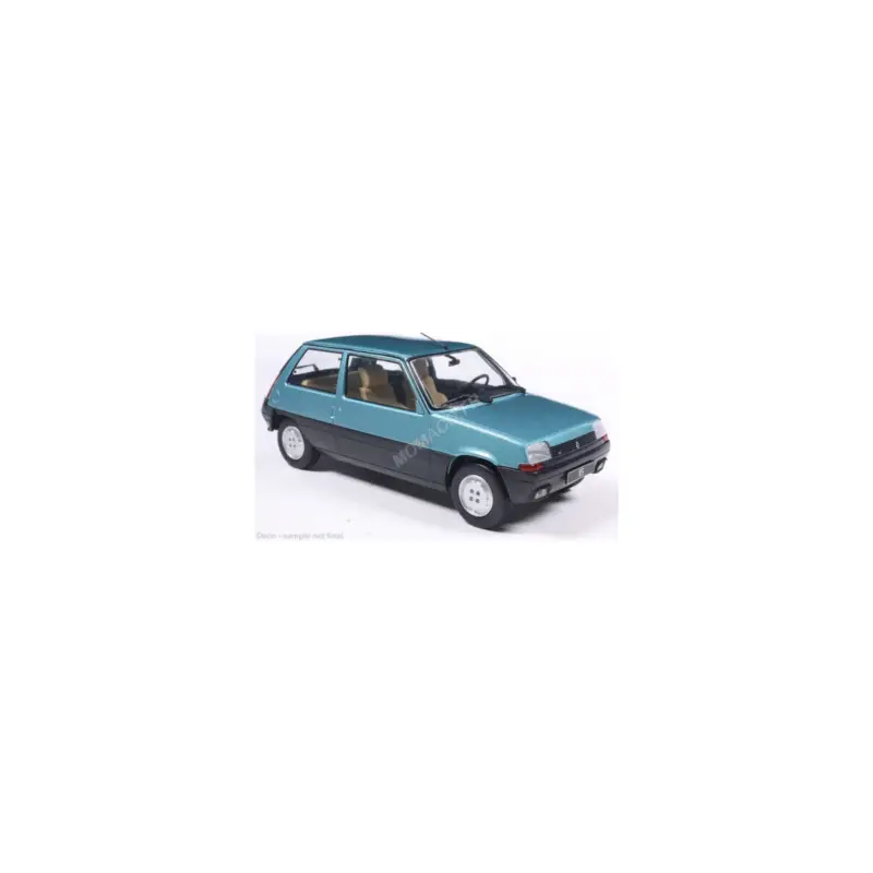 Snelle Levering 1985 Renault 5 GTL, Light Blue Miniatuur