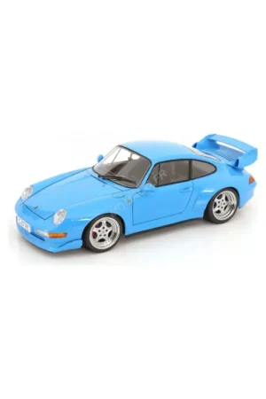 1996 Porsche 911 (993) GT2 with Speedline Wheels, Light Blue Miniatuur Speciale Aanbieding