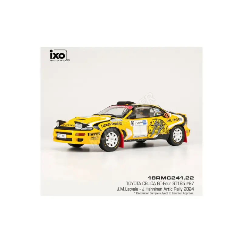Toyota celica gt 4 turbo (st 185) 97 latvalla/hanninen rallye artic lapland 2024 Miniatuur Betaalbaar