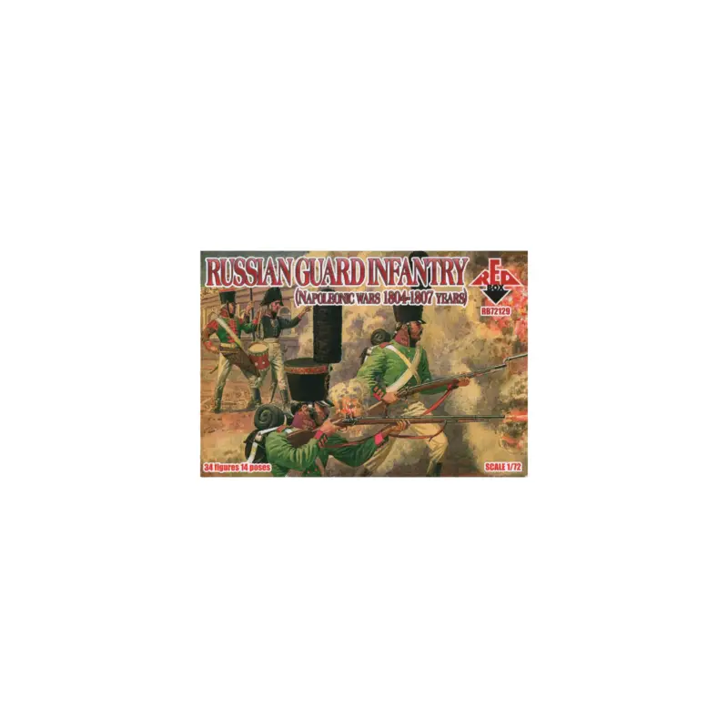 Russian guard infantry figurine (Napoleonic wars 1804-1807) 1:72 Figuren Dagaanbieding
