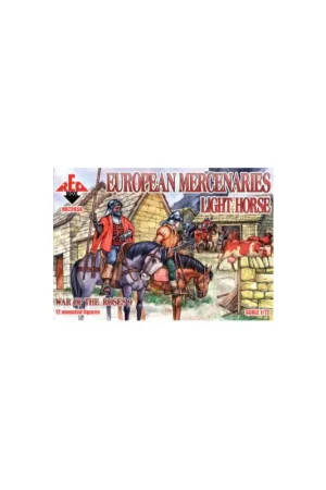Superprijs European mercenaries light horse (War of the roses 9) 1:72 figure Figuren