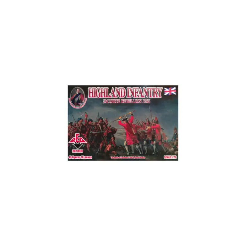Figure Highland Infantry (Jacobite rebellion 1745) 1:72 Figuren Korting