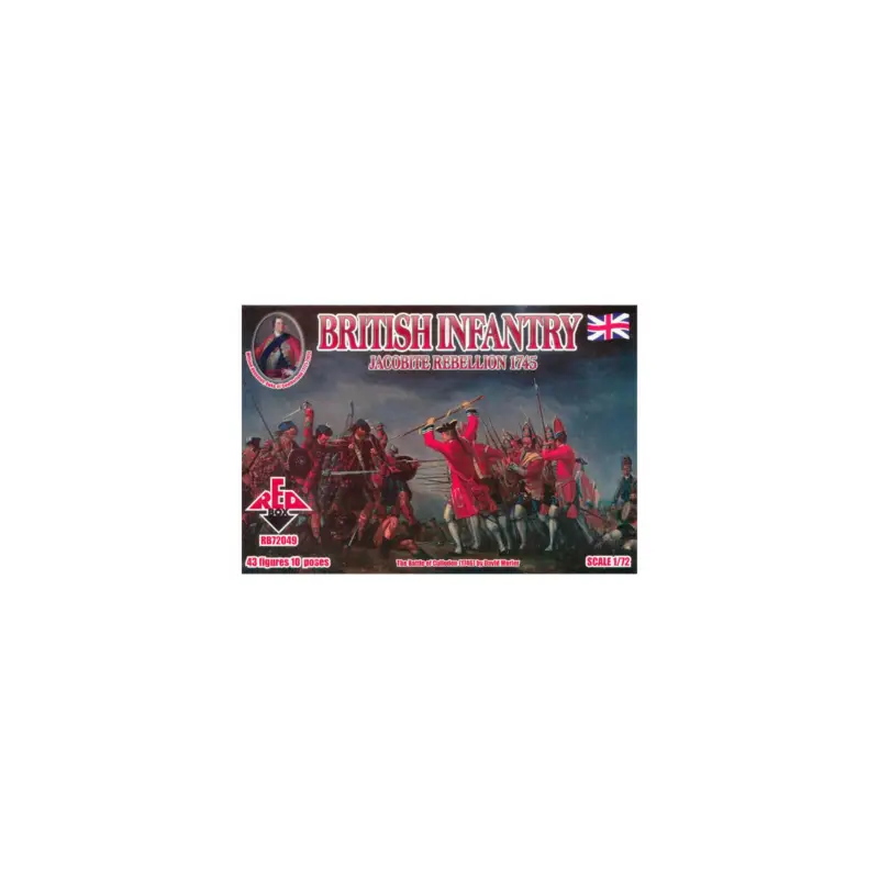 Figure British Infantry (Jacobite rebellion 1745) 1:72 Figuren Merkproduct