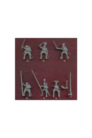 Figure European mounted men at arms (War of the roses 8) 1:72 Figuren Koop Vandaag