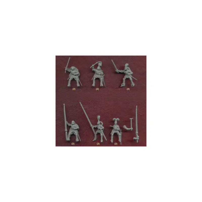 Figure European mounted men at arms (War of the roses 8) 1:72 Figuren Koop Vandaag