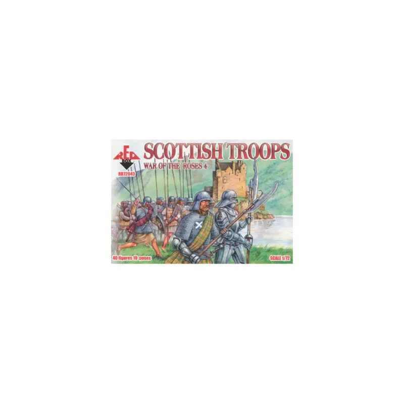 Uitverkoop Figure Scottish Troops (War of the Roses 4) 1:72 Figuren