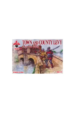 Betaalbaar Figure Town and county Levy (War of the roses) 1:72 Figuren