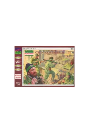 Direct Verzonden Chechen rebels figurine 1:72 Figuren