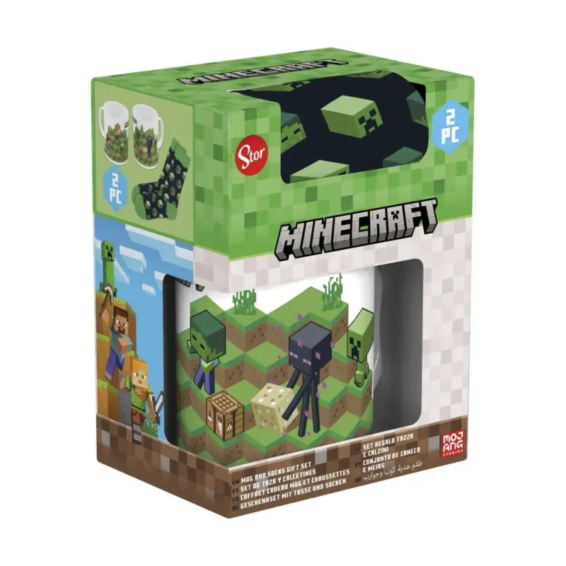 Uitverkoop Minecraft mug and socks set