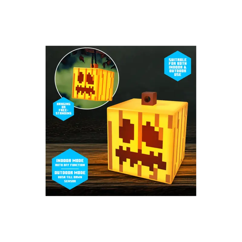 MINECRAFT - Jack O' Lantern Pumpkin - 25cm Lantern Exclusieve Aanbieding