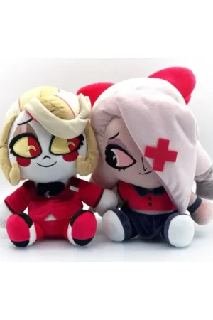 Hazbin Hotel pack 2 Valentine's Charlie & Vaggie soft toys 22 cm Hete Deal