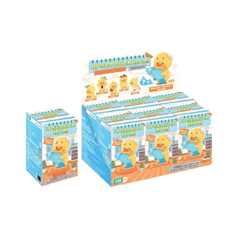 Gereduceerde Prijs Upset Duck: Stop the Spiral Duck Blind Box Figure 10 cm Display (6)