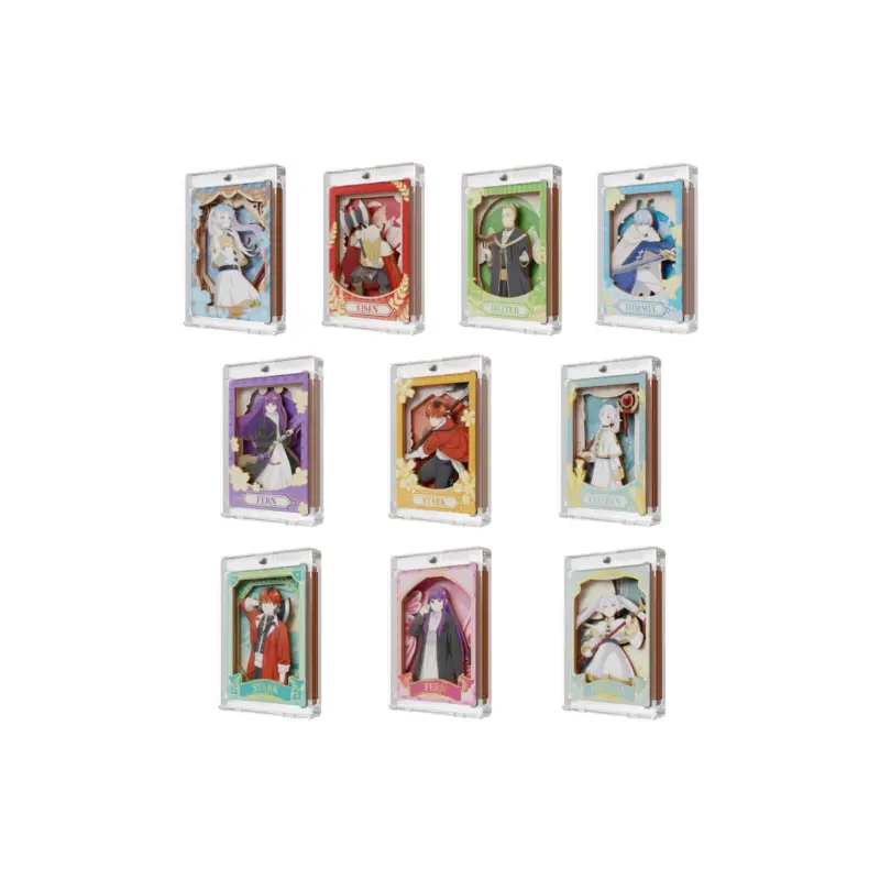 Frieren Puremind Mini Wooden Art Magnetic Case Blind Box Asst 10pcs Populair