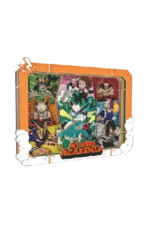 My Hero Academia Puremind Wooden Gallery L UA High School Gratis Retour