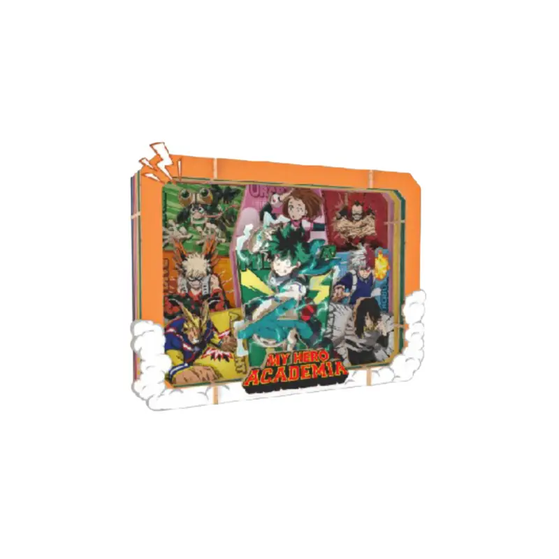 My Hero Academia Puremind Wooden Gallery L UA High School Gratis Retour