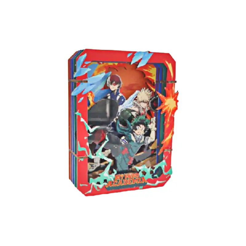 My Hero Academia Puremind Wooden Gallery M Hot Blooded Battle Goedkoop