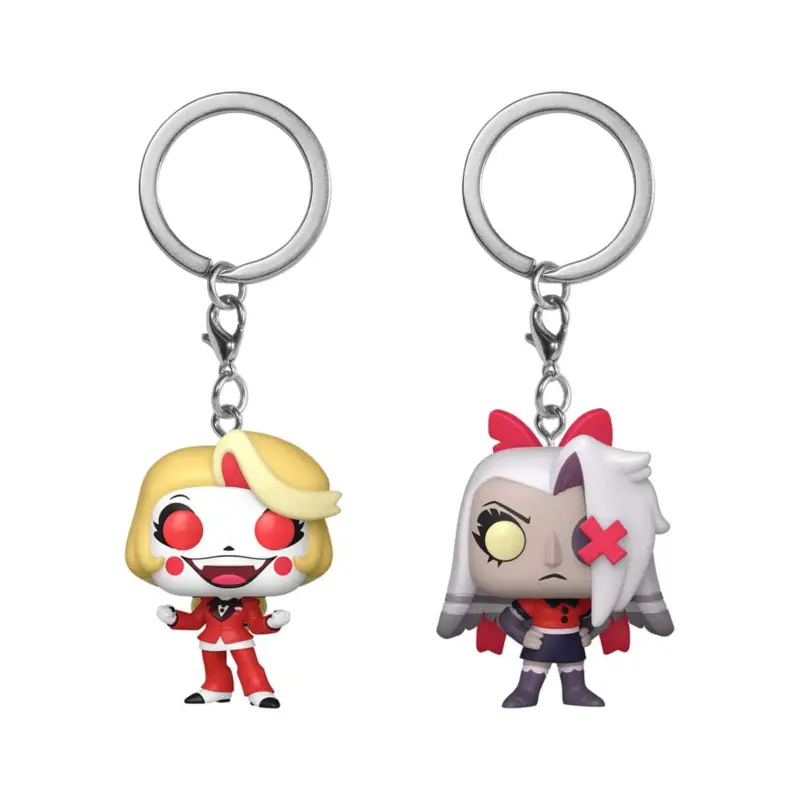 Hazbin Hotel pack of 2 POP! Vinyl Charlie & Vaggie keychains, 4 cm Pop figur Korting