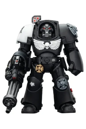 Warhammer 40,000 Raven Guard Terminator 3 Figure with Power Fist and Assault Cannon 14 cm Express Levering
