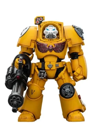Warhammer 40,000 Imperial Fists Terminator 3 Figure with Power Fist and Assault Cannon 14 cm Beperkt Aanbod