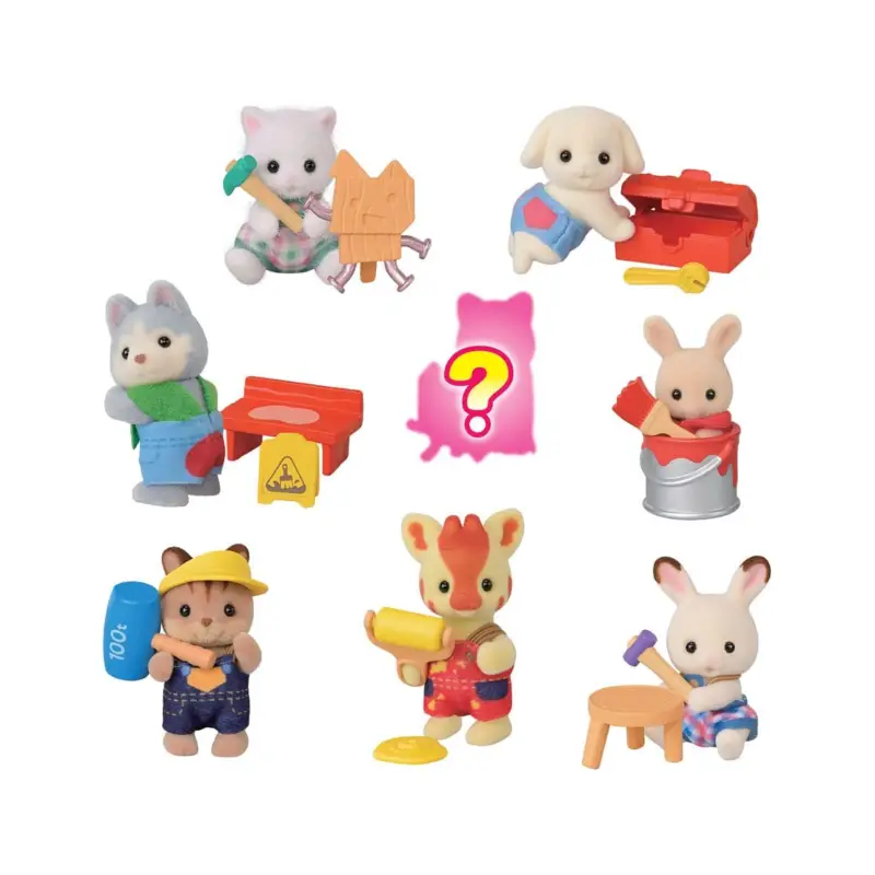 Exclusieve Aanbieding Sylvanian Families: Baby Friends Construction Site Surprise Bag Figure 5cm Display (16)