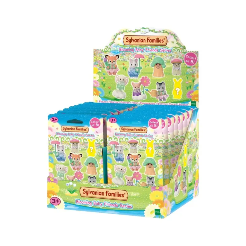 Sylvanian Families: Blumen Babyfreunde Surprise Bag Figure 5 cm Display (16) Direct Verzonden