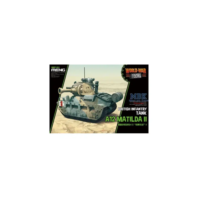 Korting World War Toons British Tank A12 Matilda II Schaalmodel