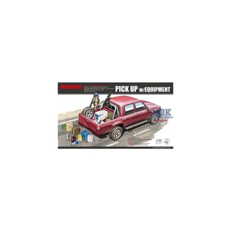 Pick Up w/ Equipment Schaalmodel Express Levering