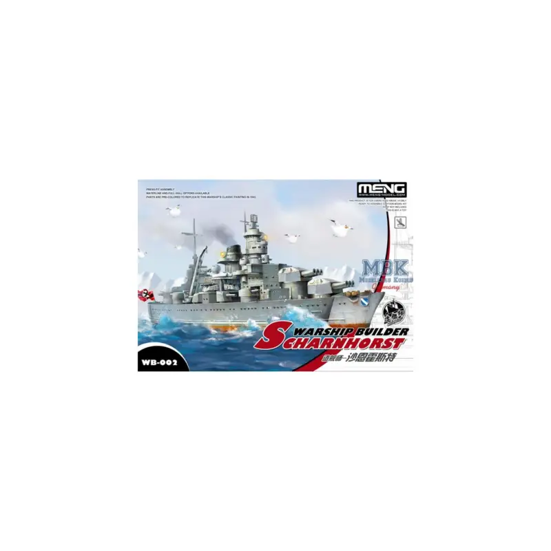 Warship Builder - Scharnhorst Schaalmodel Gratis Retour