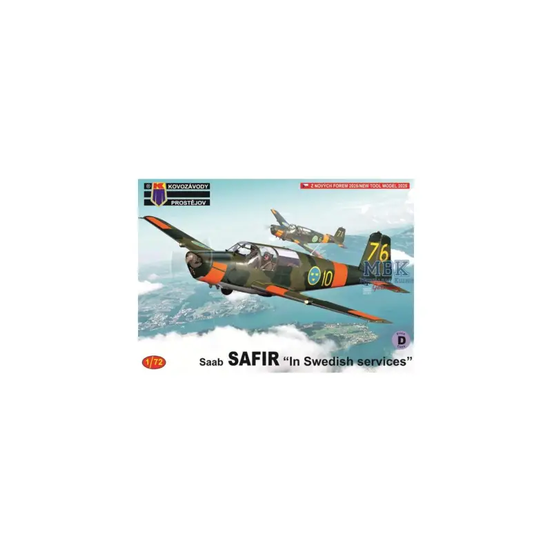 Saab SAFIR “in Swedish services” Schaalmodel Nieuw