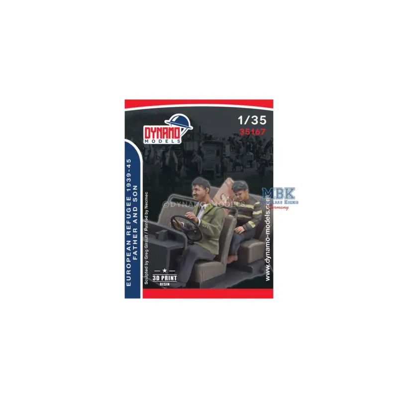 Civilian – Father and Son Sitting in car Figuren Voordeelprijs