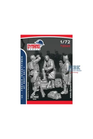1940 French Infantrymen at Rest Set 1 Figuren Merkproduct
