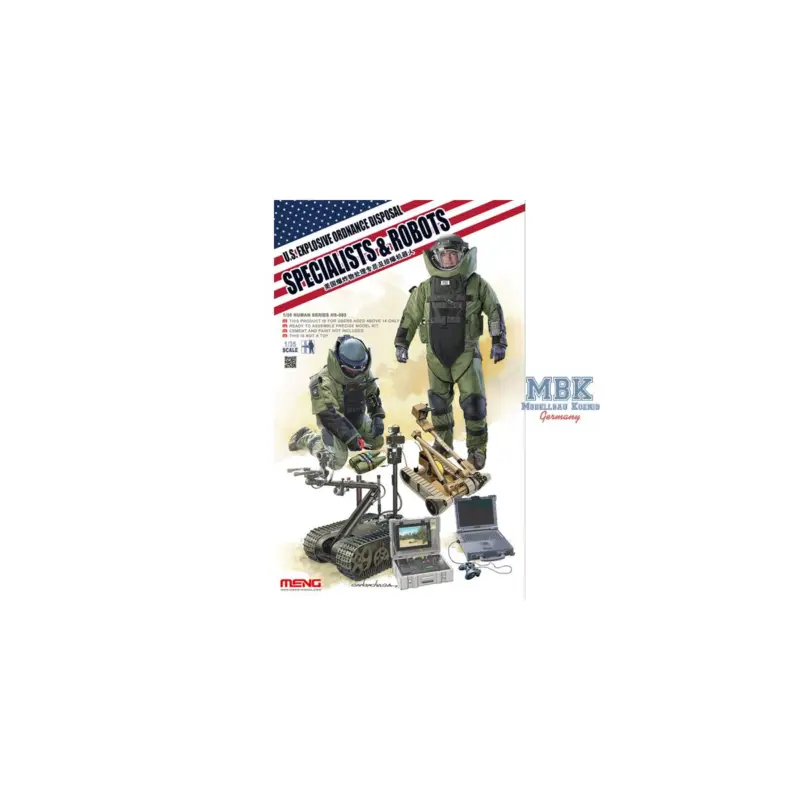 US explosive ordnance disposal specialists & robot Figuurtje Bestel Nu