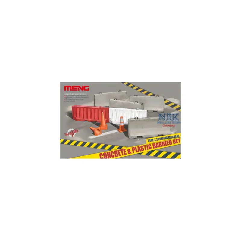 Gratis Retour Concrete & Plastic Barrier Set