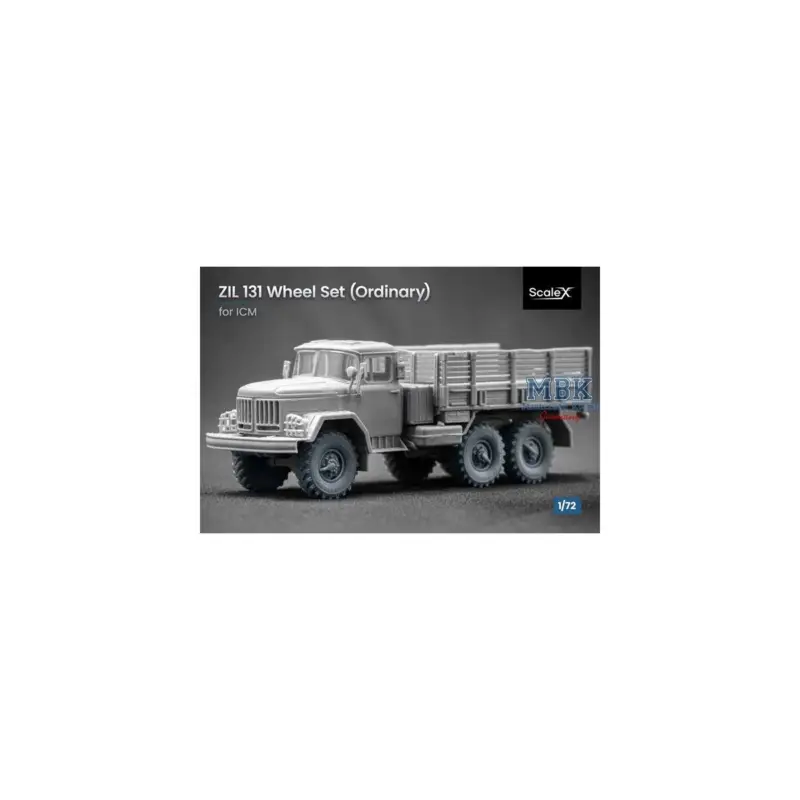 Koop Online ZIL 131 Ordinary wheel set - 1/72 (ICM)